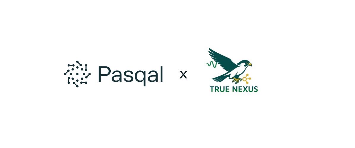 Pasqal x True Nexus Logos